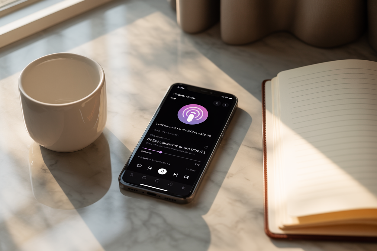 Apercu visuel newsletter audio du matin.
